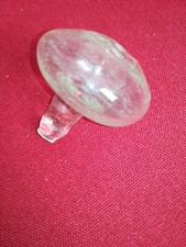 ANTICA LAMPADA LUME BUGIA AD OLIO IN VETRO SOFFIATO  EPOCA 800 MOLTO RARA