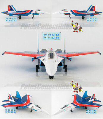 Hobby Master HA5707B Sukhoi Su-35S Flanker E Russian Knights Blue 50 W / Decals