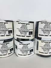Zebra Ribbon 60mm x 450m 2.36" x 1,476' Performance 2000 Wax Ribbons Lot of 6