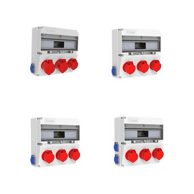 Elektromaterial günstig kaufen - Online Shop - TeMo T&More® Baustromverteiler Wandverteiler Stromverteiler mit 2x Schuko und LS C16 ABB Bestückung (TE18 Elektromaterial günstig kaufen - Online Shop - TeMo T&More® Baustromverteiler Wandverteiler Stromverteiler mit 2x Schuko und LS C16 ABB Bestückung (TE18