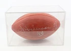 Ottis Anderson Signed Wilson New York Giants Brown Logo Football The Duke Ball