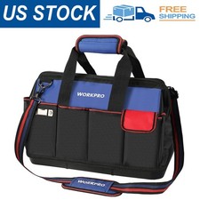 WORKPRO 18 Inch Tool Bag with Waterproof Mold...