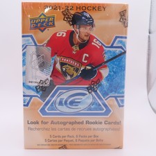 Lot of (2) 2021/22 Upper Deck Ice Hockey Blaster Boxes Factory Sealed