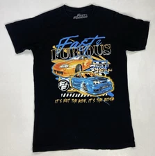 Fast & Furious Movie T-shirt Men Small Black It's Not The Ride It's The Rider