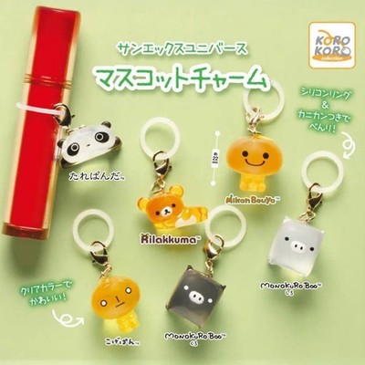 San-X mascot charm complete Set 6 capsule toy  Gacha NEW