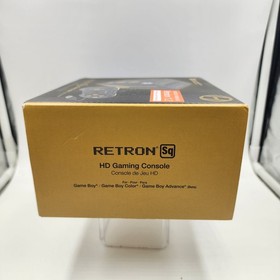 Hyperkin Retron SQ HD Gaming Console Black/Gold - GB/GBC/GBA [Version 1.2] *NIB