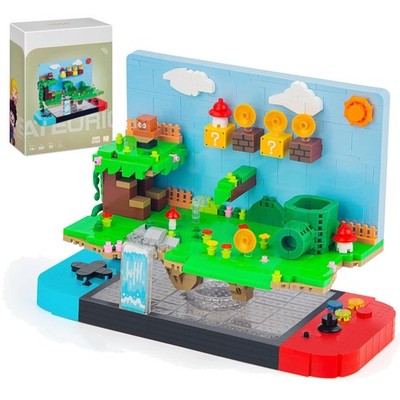 1256-Piece Super Game Building Block Kit: Creative Anime Model Gift for Adults