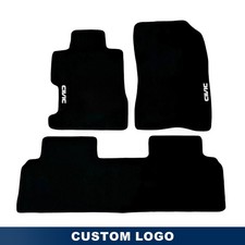 Car Floor Mats For Honda Civic Coupe 1996-2000 Waterproof Black Carpet Velour Car Floor Mats For Honda Civic Coupe 1996-2000 Waterproof Black Carpet Velour