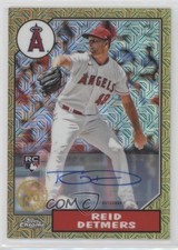2022 Series 1 1987 Topps Chrome Silver Pack Mojo /199 Reid Detmers Auto kq9