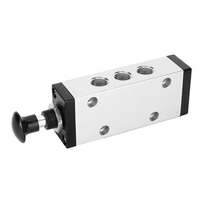 Hand Pull Lever Valve 2 Position 5 Way Shell For Pneumatic Systems SET