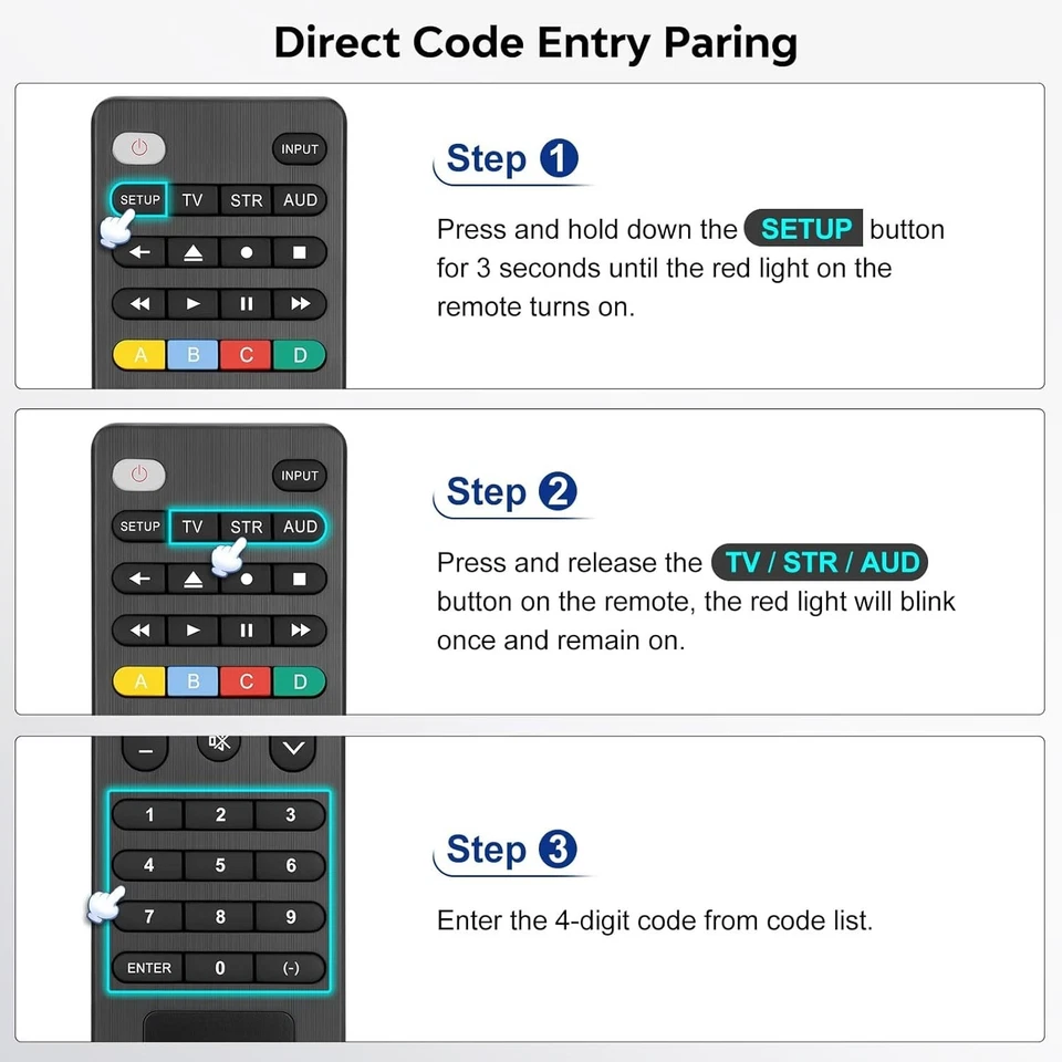 Universal TV Remote Control for Samsung,Hisense,LG,TCL,Philips,Sony,Insignia,Tos - Image 4 of 4