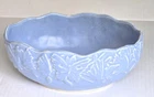 Nelson McCoy Pottery Butterfly 8.5" Blue Console Bowl / Dish / Planter, Vintage!