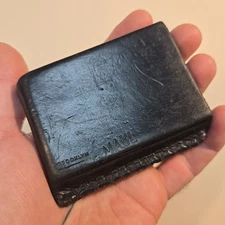 MAUL Brooklyn Black Leather Minimalist Wallet Front Pocket Card Carry Handmade