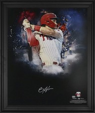 Bryce Harper Philadelphia Phillies FRMD Signed 20