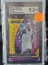 2020-21 Panini Flux - Titan Legends Shaquille O'Neal #6 Gold Scope Prizm /18