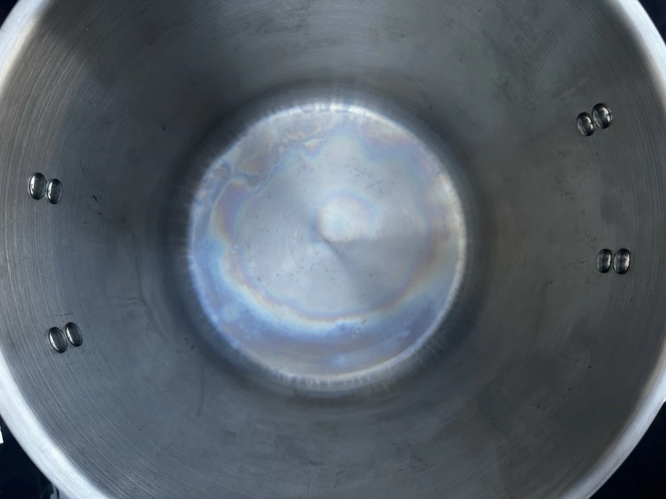 Princess House Heritage acero inoxidable clásico 25 cuartos de galón Olla con estante de vapor 6713 Foto 3 de 4