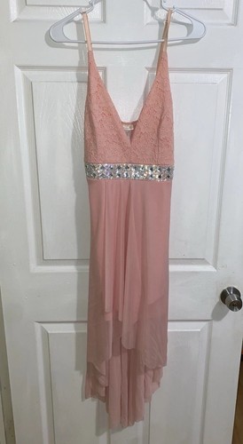 Girls Pink Dress Size 14/16 - Picture 2 of 5