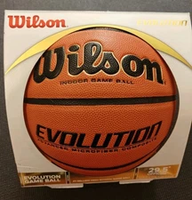 Wilson Evolution Indoor Game Basketball Size 7 29.5 NFHS Approved Kobe LeBron KD