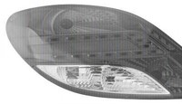 Hartsant RüCkleuchte Rechts 09-12 3/5T FüR Peugeot 207 09-12 Led