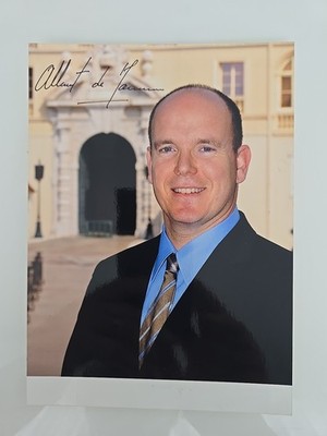 ALBERT DE MONACO Autogramm SIGNIERT AUTOGRAPH SIGNED Foto 15x20cm