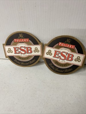 2 Fuller's Brewery Beer Coaster-Extra Special Bitter