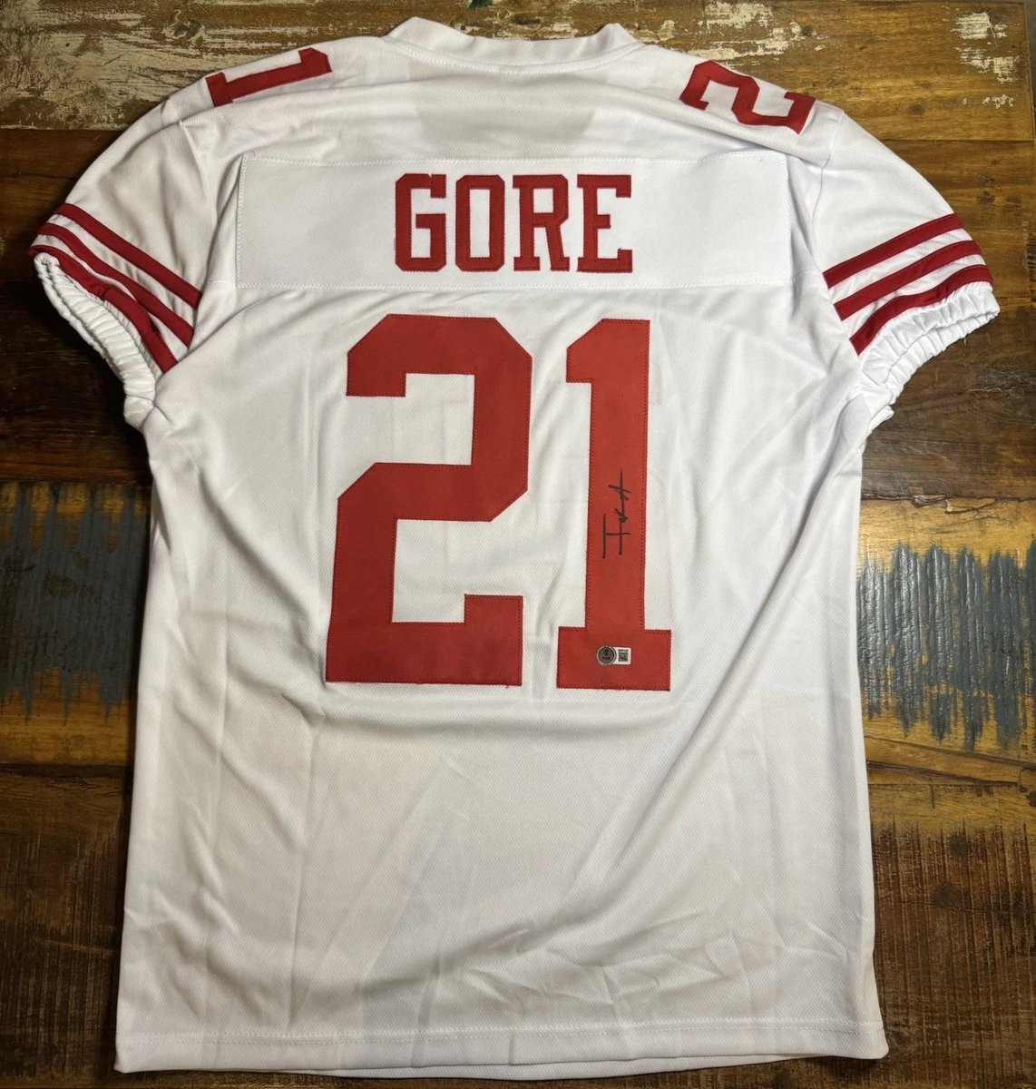 NFL フランク・ゴア　サイン入りユニホーム　SF 49ers Frank Gore San Francisco 49ers NFL Original Autographed Items for