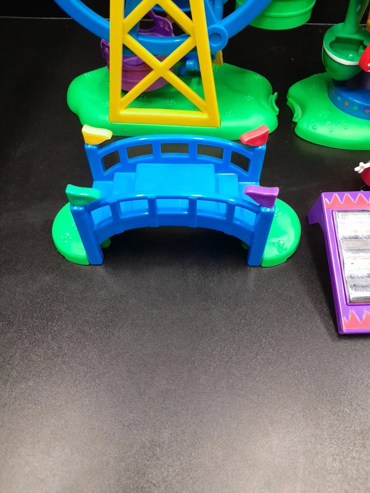 Peppa Pig Divertido Juego Limpio Noria Merry Go Round Figuras Carnaval Foto 2 de 4