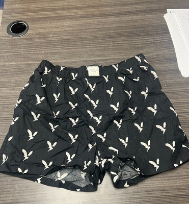Men's black and white boxers - size medium - American eagle