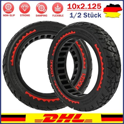10x2,125 Vollreifen 250x54 Solide Reifen für Xiaomi 4Pro 4Lite für Ninebot DHL