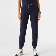 FIGS Technical Collection Zamora Jogger Scrub Pant Navy Size S