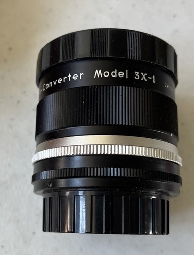 Vivitar Auto 3X Custom Tele-Converter Model 3X-1  Made In Japan
