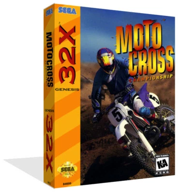 - Motocross Championship 32x Box Case + Cover Art solo lavoro