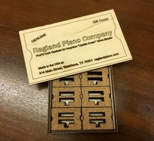 Set of 100 Cork Gaskets for Amphion  Upside Down  Player Piano Unit Valves, New