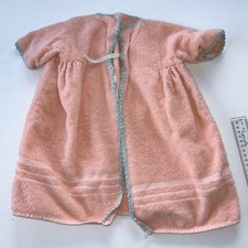 Vintage Midcentury Handmade Towel Baby Robe 1 Year-2T