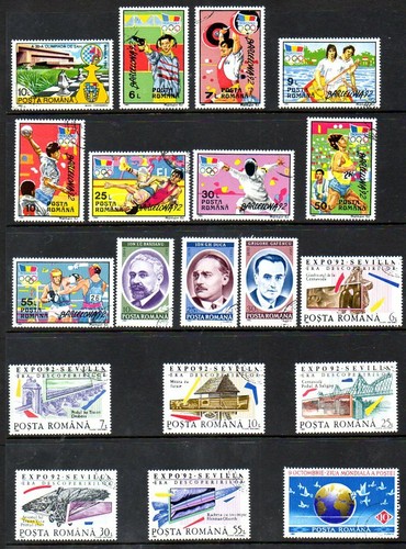 Rumänien Themenmarken Lot - Scott #'s 3723/3769 - gestempelt - Bild 2 von 2