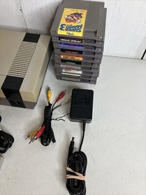 Nintendo NES Console System Bundle 10 Games NEW PINS Mario 3 Kid Icarus Tetris