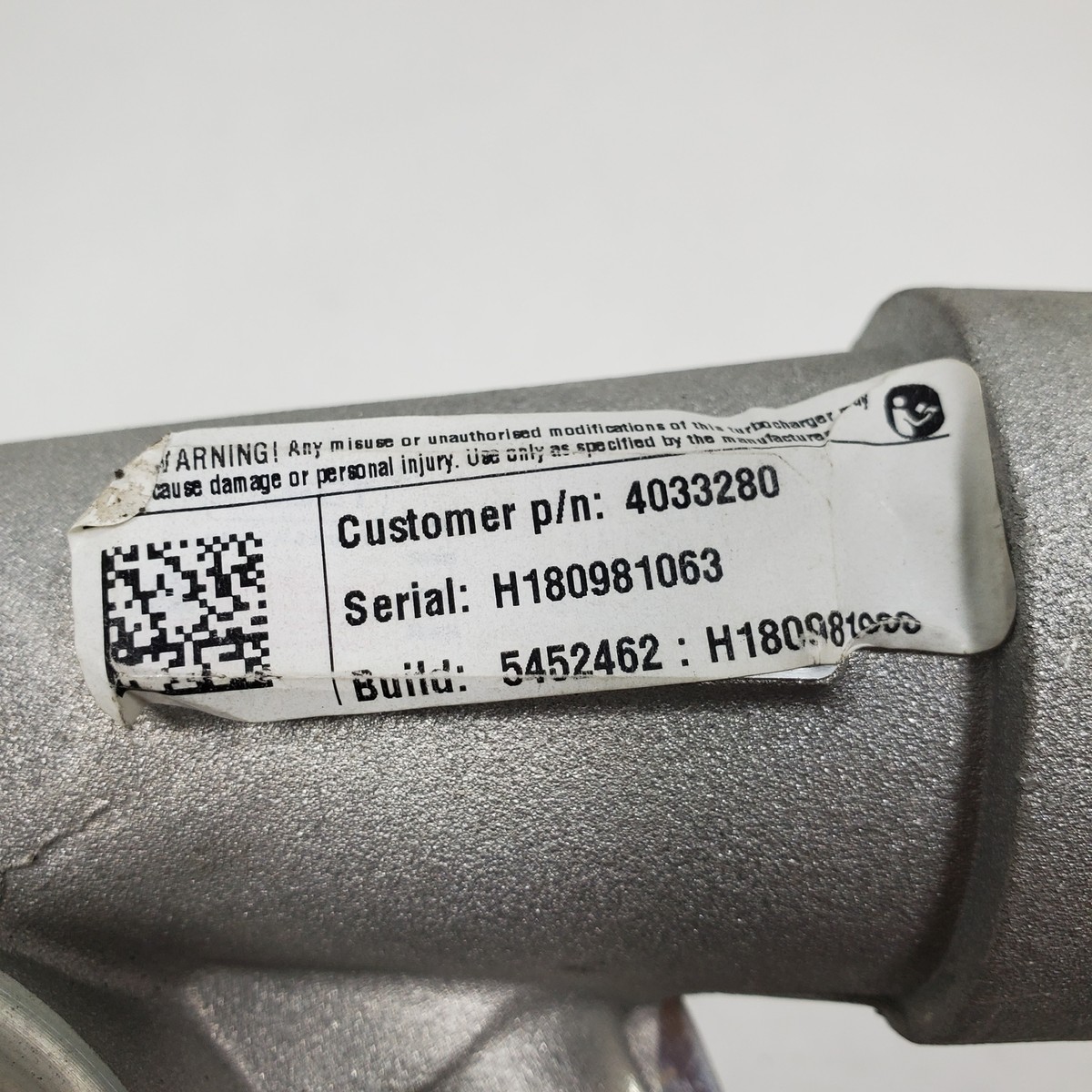 Holset WH2D Turbocharger fits Hino K13C Engine 4033280 (3533261