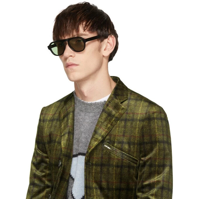 THOM BROWNE TBX416-52-01AF Eyeglasses Aviator Black Unisex
