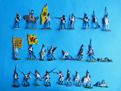 Figurines étain - Zinnfiguren - 25 Soldats Autrichiens Premier Empire - 30mm - Allemagne