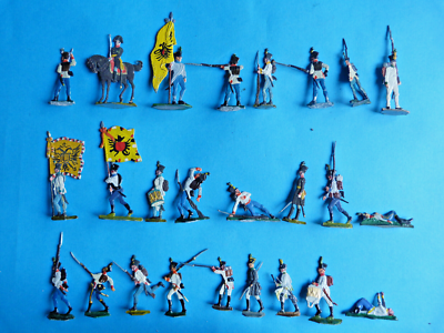 Plats d'étain - Zinnfiguren : Autriche - 25 soldats du