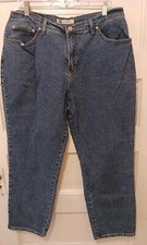 Nwts Faded Glory Ladies Size 18 Petite Blue Stretch Straight Leg Denim Jeans
