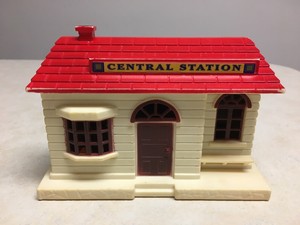 toy train station