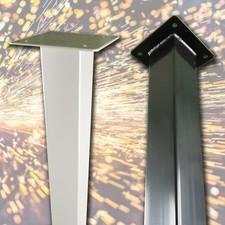 FORT KNOX MAILBOX - Heavy duty Matching 57" Steel POST FOR Mail Box In-ground
