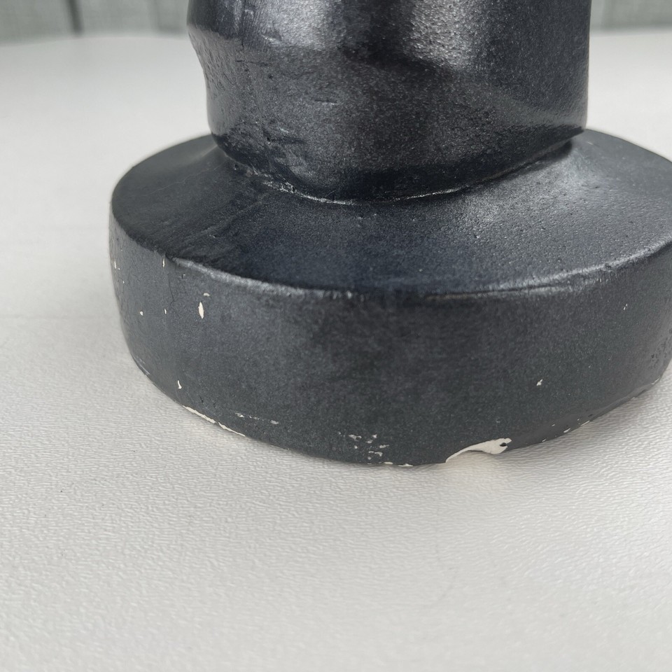 African Male Resin Sculpture Giannelli Style Bearded Male Head Bust 14