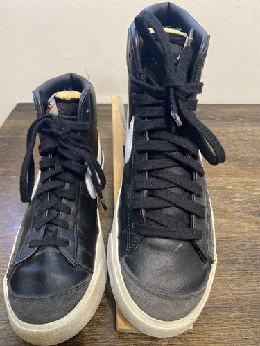 Nike Blazer Mid '77 Vintage Black Sail 2021 Sz 9 Shoes BQ6806-002 NO INSOLES - Bild 13 von 21
