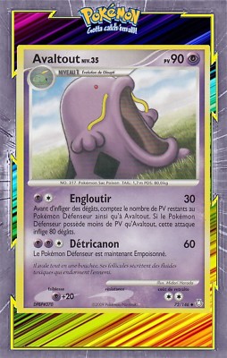 Avaltout - DP6:Eveil des Legends - 72/146 - Französische Pokemon Karte