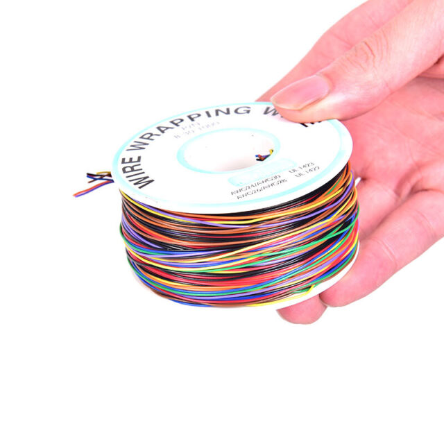 30AWG Mixed Color Jump Wire Tinned Copper PVC Insulation Single Strand Ok Wir S4 