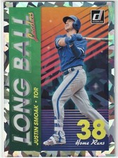 2018 Donruss - JUSTIN SMOAK - LONG BALL CRACKED ICE #LBL-10 - Toronto Blue Jays