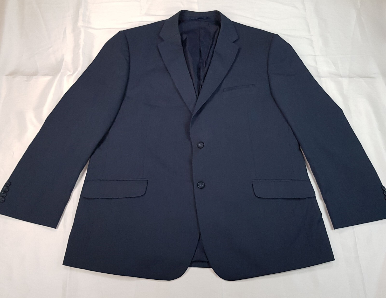 BROOK TAVERNER SIZE 48R MENS CHARCOAL WOOL BLEND SUIT BLAZER JACKET