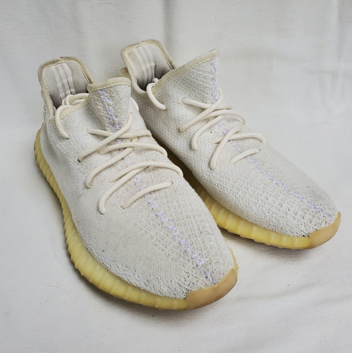 Yeezy Boost 350 V2 Cream Triple White Shoes Men's Size 12 | eBay